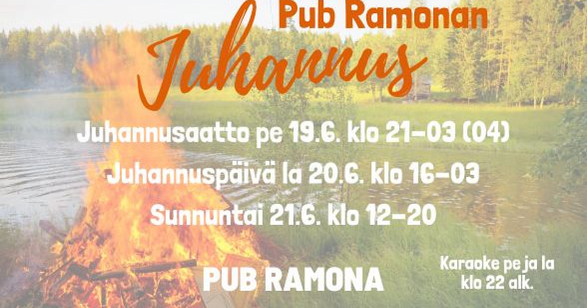 Juhannuksen aukioloajat
